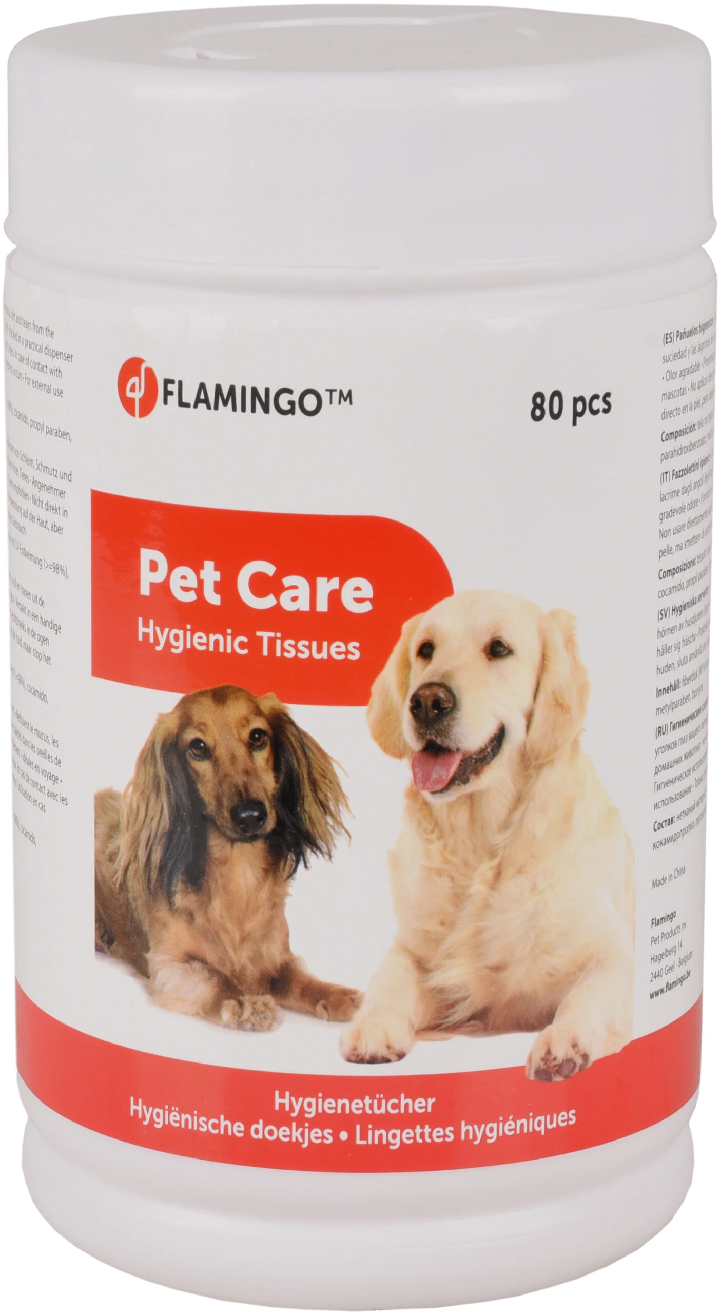 Flamingo Lingettes Yeux-Oreilles 80pcs – Image 2