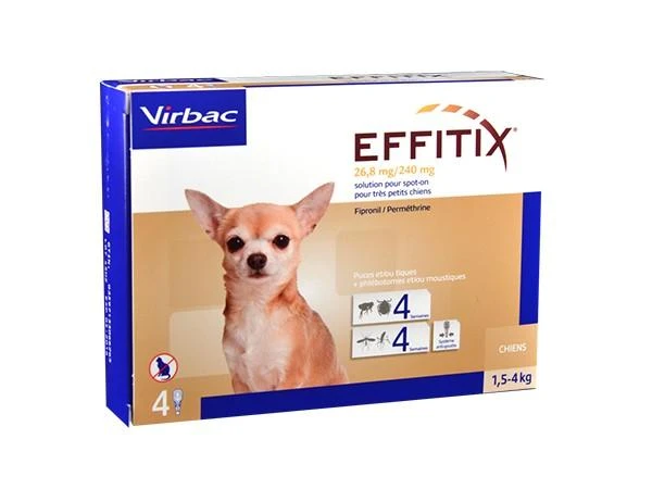Effitix Spot On XS - Chien 1,5-4Kg – Image 2