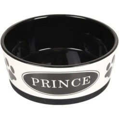 Flamingo Gamelle Chien Kenzo Céramique Antidérapante Noir/blanc 18cm 1130ml