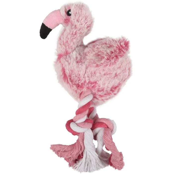 Flamingo Jouet Chien Peluche Andes Flamant Rose 36cm