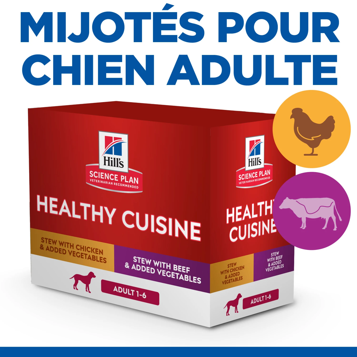 Hill's Science Plan Healthy Cuisine Mijoté Pour Chien Adulte Au Poulet Et Boeuf – Image 2