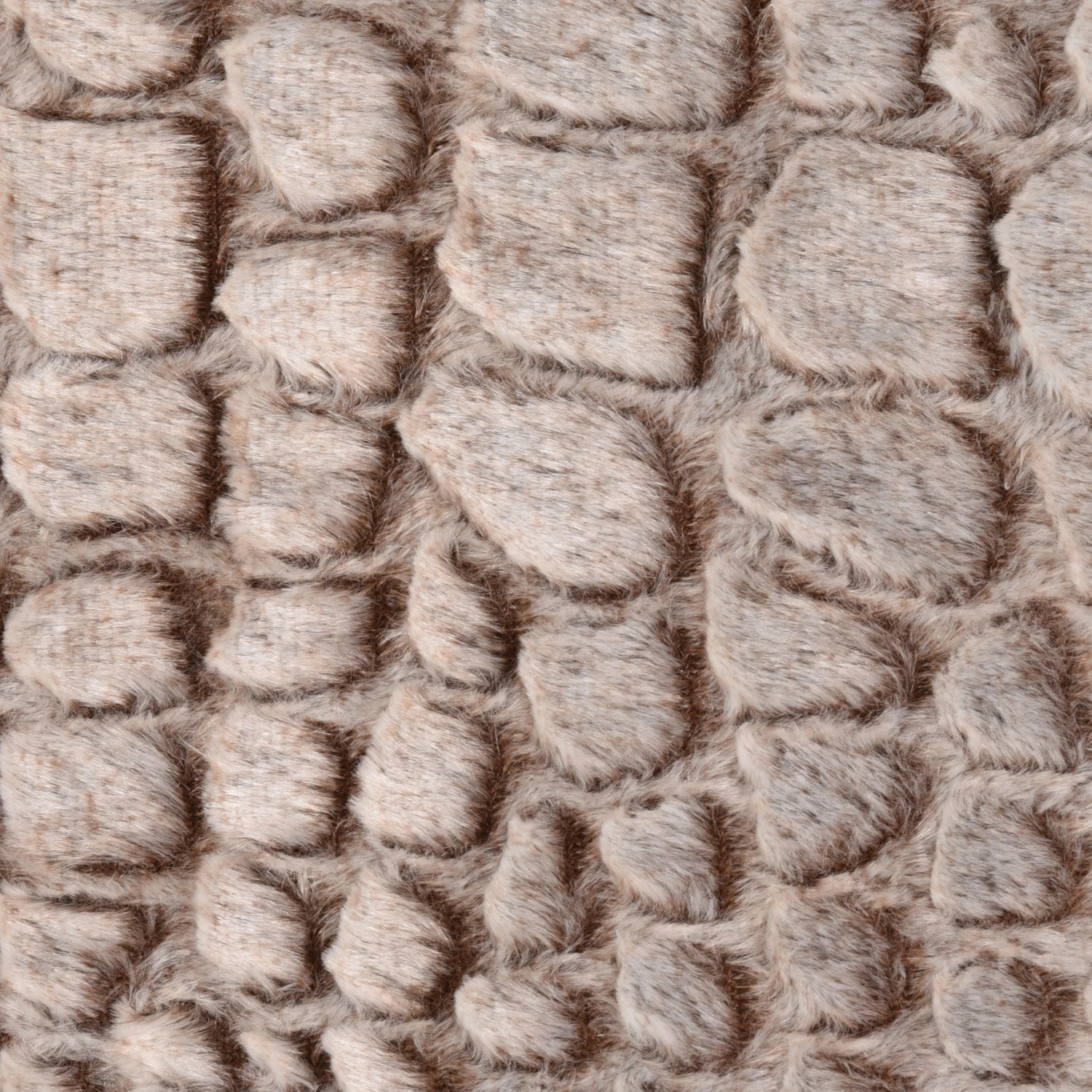 Flamingo Coussin Snoozzy Ovale Fermeture Eclair Brun 60x50x8cm – Image 2