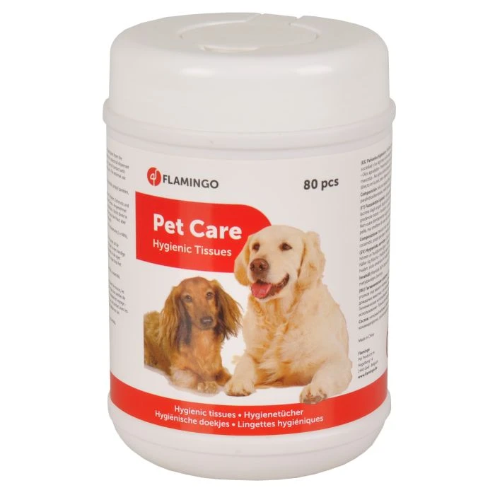 Flamingo Lingettes Yeux-Oreilles 80pcs