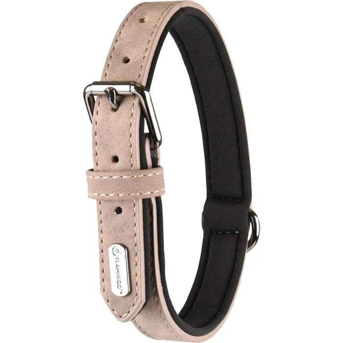 Flamingo Collier Delu Taupe 29/35cm 15mm