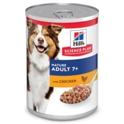 Hill's Science Plan Mature Adult Boîtes Pour Chien Senior Au Poulet - 12 X 370g