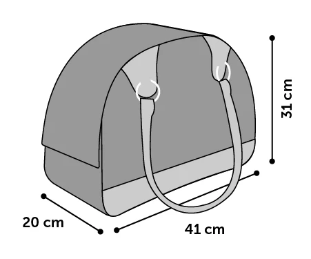 Flamingo Sac De Transport Chloe 1 - 41x20x31cm – Image 2