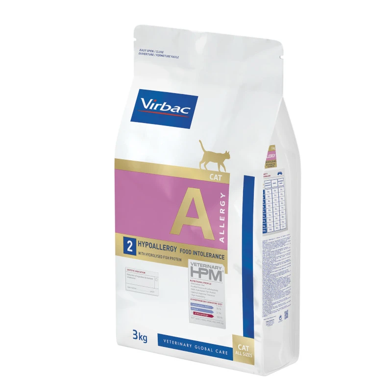 Virbac HPM Hypoallergy A2 Chat 3Kg – Image 2