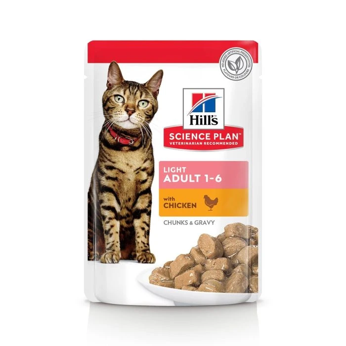 HILL'S Science Plan Feline Adult Light Sachets – Image 2
