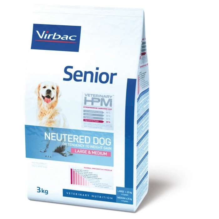 Virbac Veterinary HPM Senior Neutered Large Et Medium