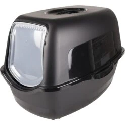 Flamingo Bac à Litière Lexie Noir L 39x56x39,5cm