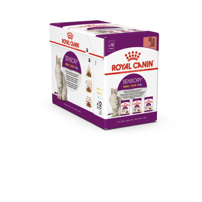 Royal Canin - Sensory Multipack En Sauce Pour Eveiller Les Sens De Votre Chat - 12 X 85g