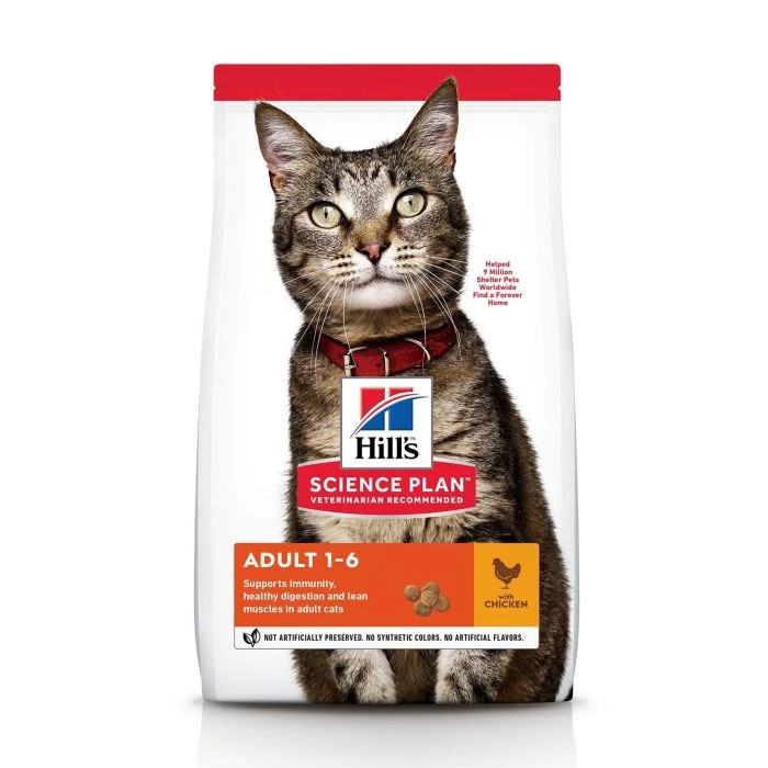 Hill's Science Plan Adult Croquettes Pour Chat Au Poulet